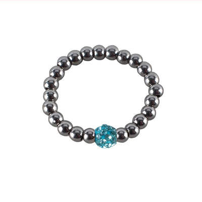 Friendship Shamballa Ring - Silver