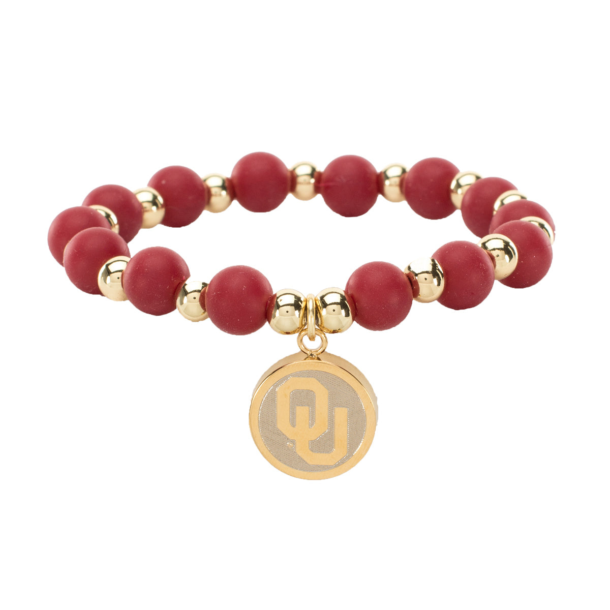 NCAA Erin Bracelet - University of Oklahoma Crimson Gold