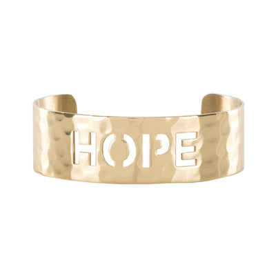 Cut Out .75 - Hope - Gold